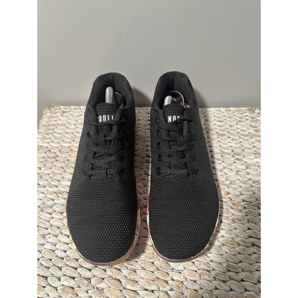 Nobull Impact Daisy Floral Trainer Womens Size 8 Black Running Shoes Sneaker EUC - Picture 4 of 11
